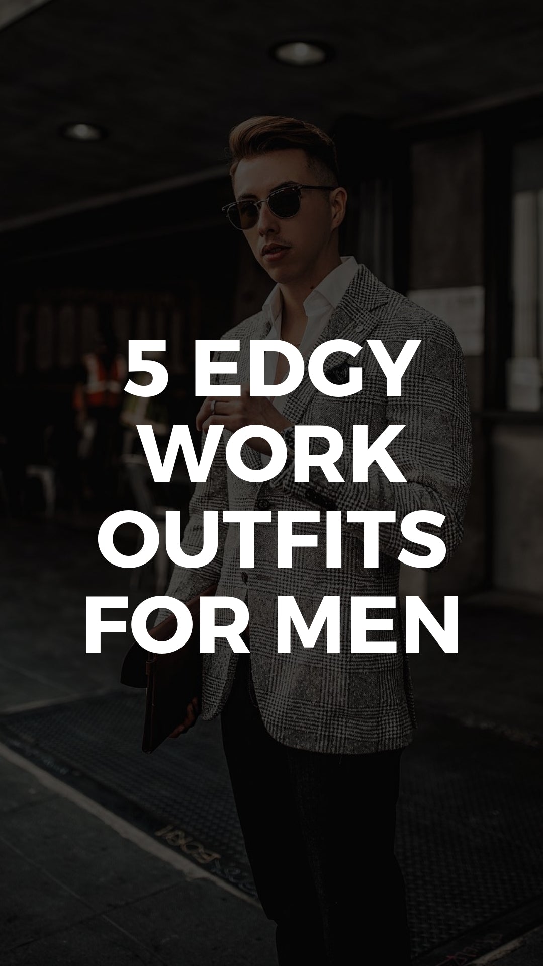 This Is Where I Go For Truly Edgy Work Outfit Ideas #workwear #businesscasual #outfits #mensfashion #streetstyle