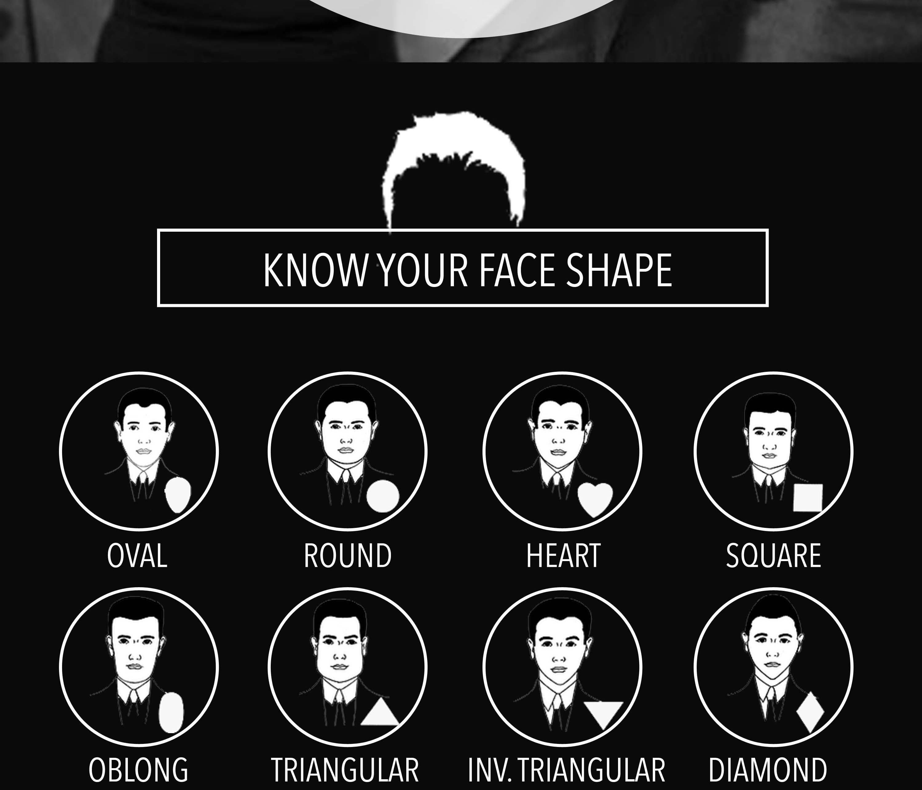 Gents, Pinpoint Your Next Hairstyle - Infographic