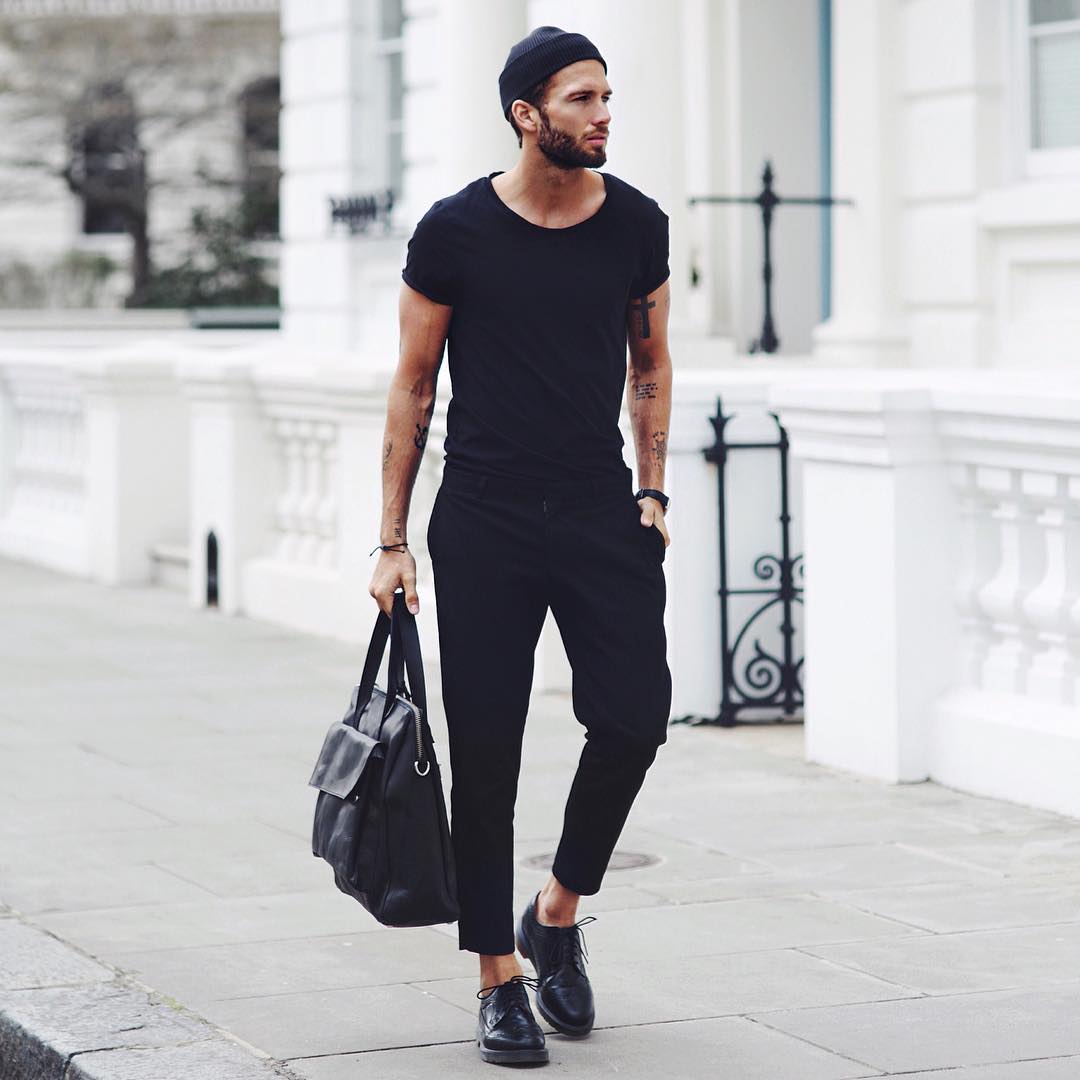 All black outfit for men