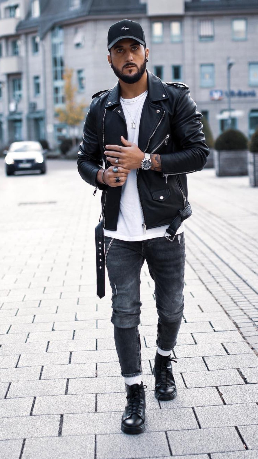 5 Leather Jacket Outfits You Haven't Seen Yet #leather #jacket #outfits #mens #fashion