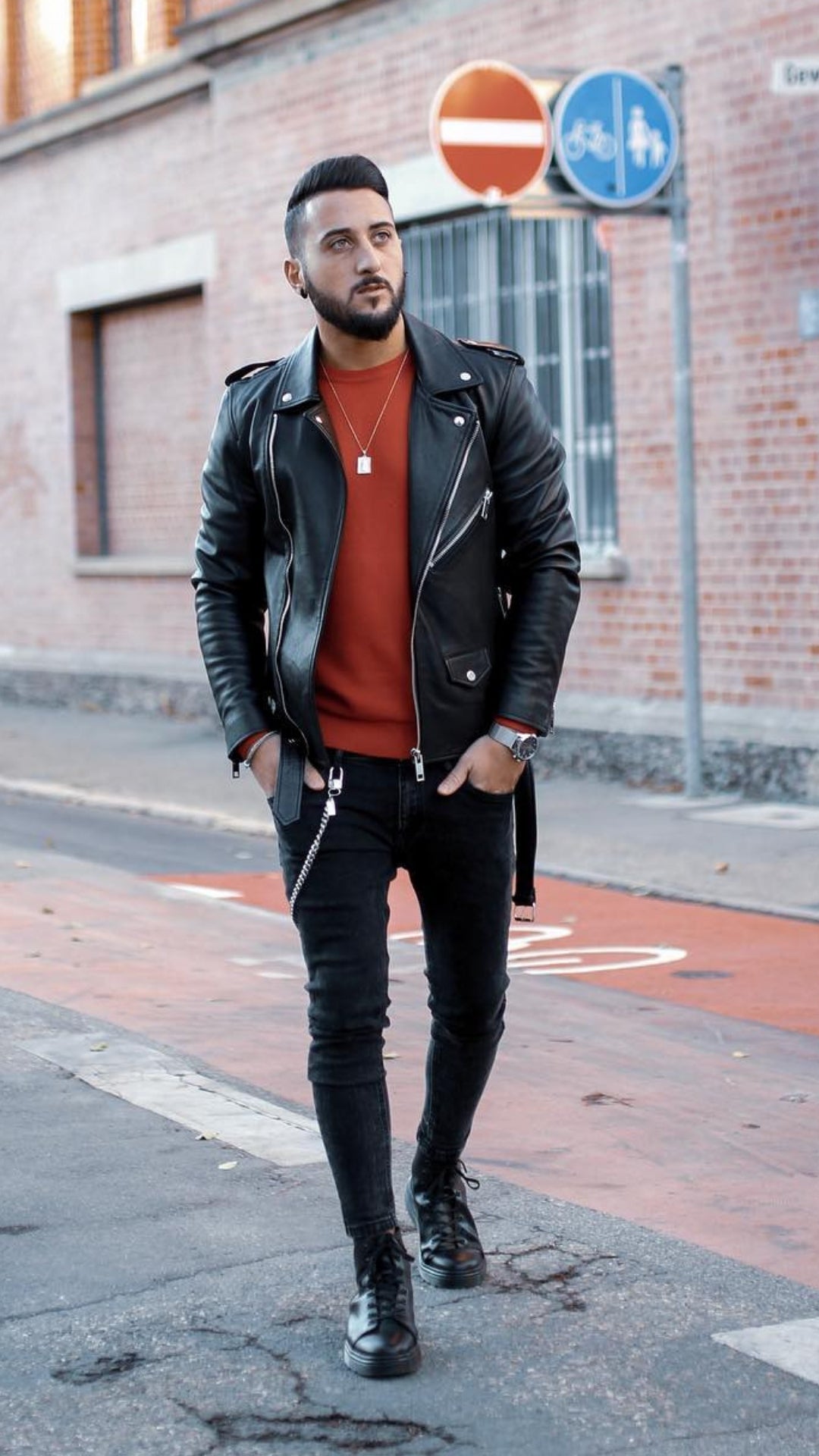 5 Leather Jacket Outfits You Haven't Seen Yet #leather #jacket #outfits #mens #fashion