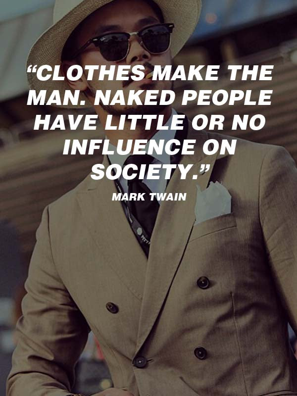 Men's Fashion Quotes