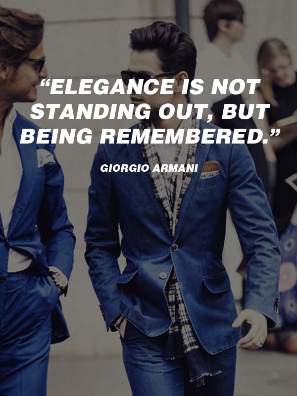 Men's Fashion Quotes