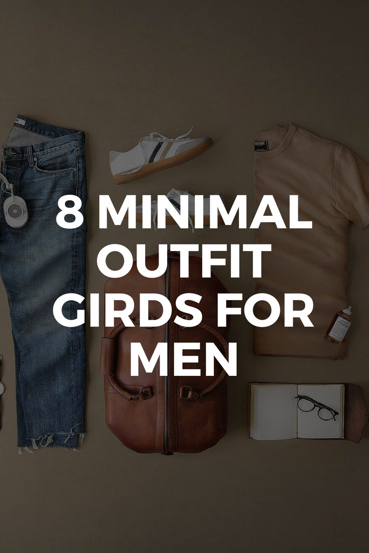 Minimal outfit grids for men 