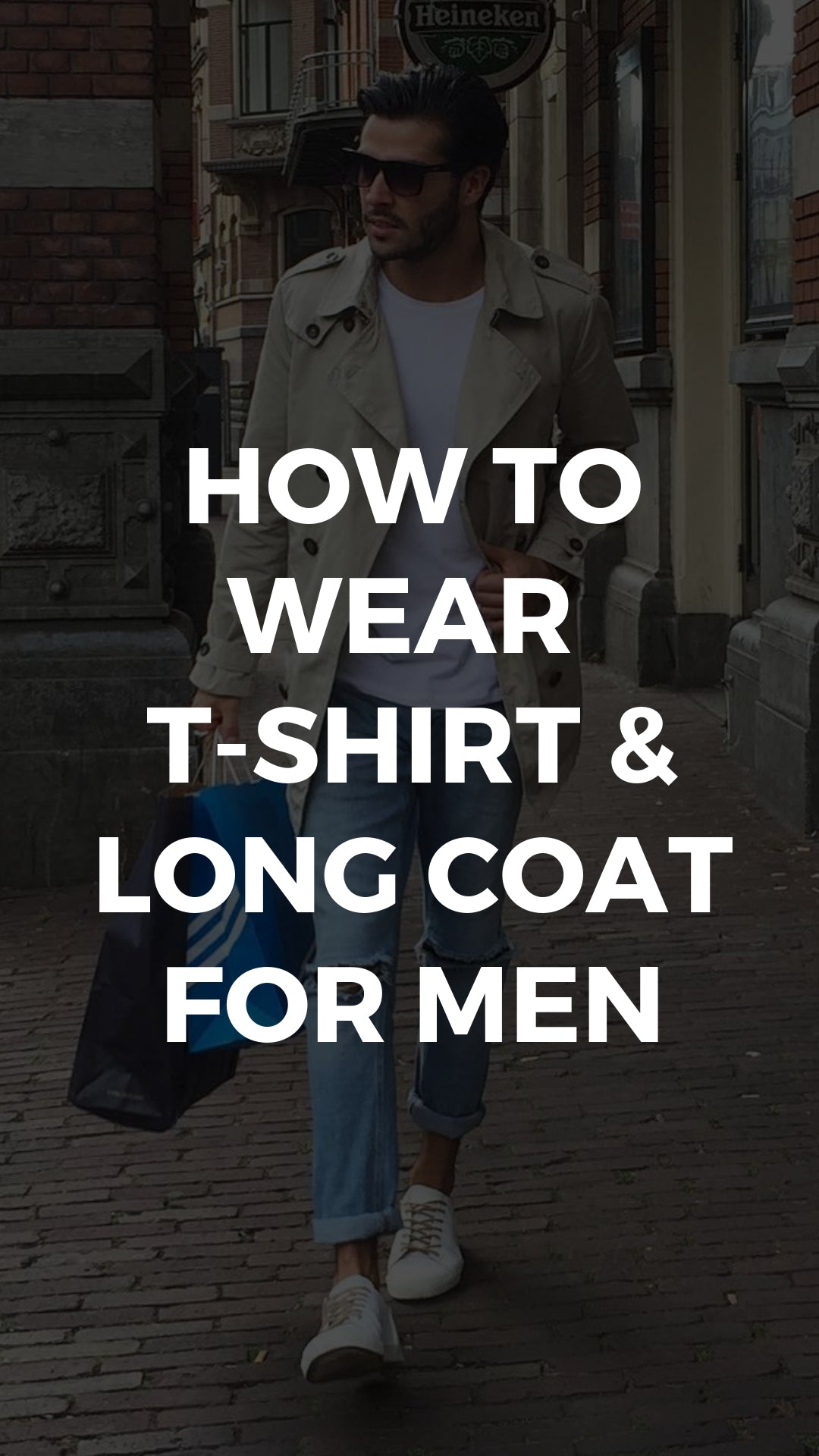 10 Ways To Wear Your Favourite Tee With An Overcoat #tshirt #longcoat #outfits #mensfashion #casual #streetstyle