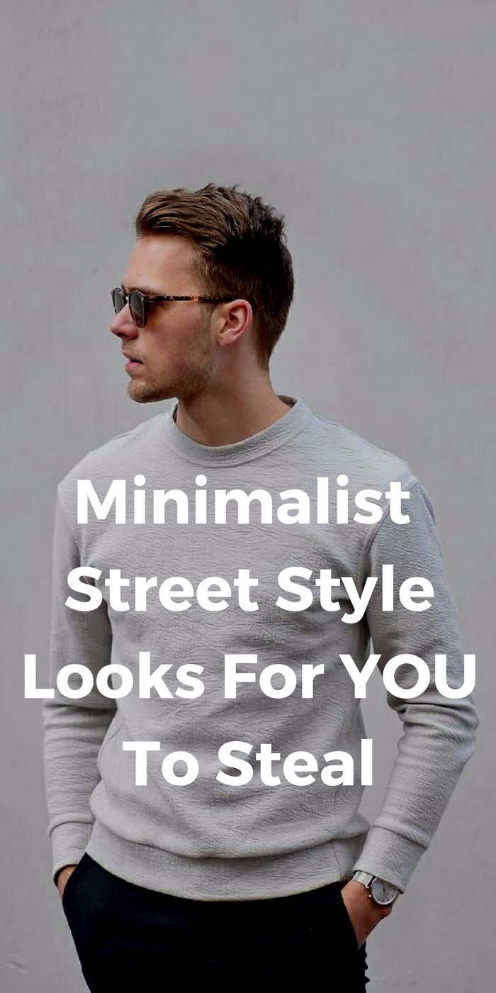 minimalist street style looks for men 