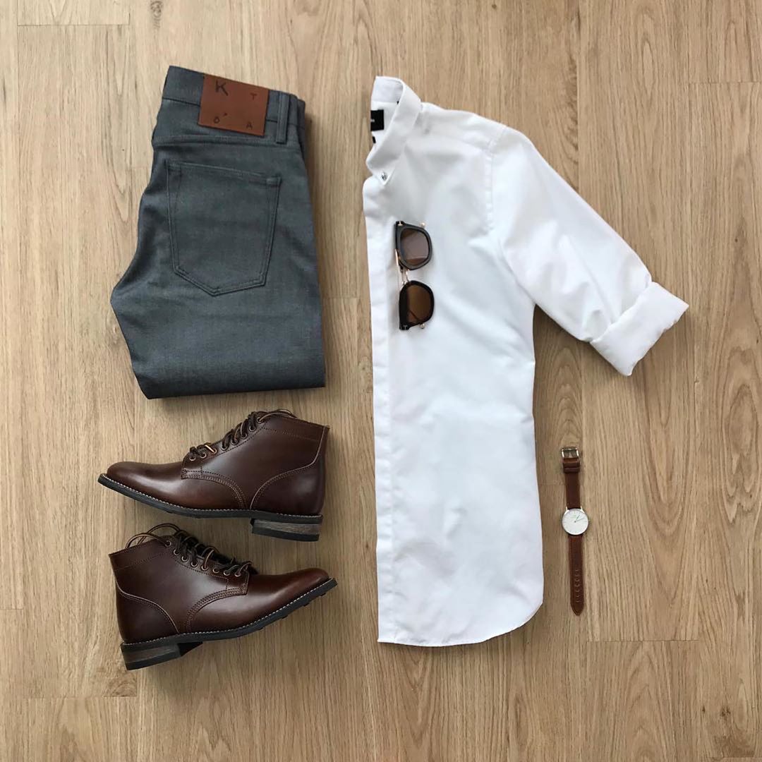 Men's outfit grids. Instagram outfit grids for men