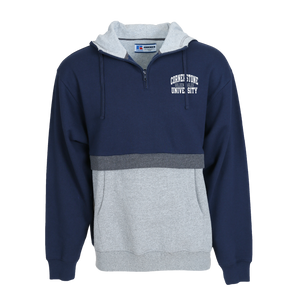 Track Star Hoodie, Navy/Black Heather/Oxford (F22)