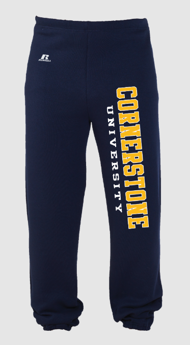 Closed Bottom Sweatpant, Navy, Cornerstone over University