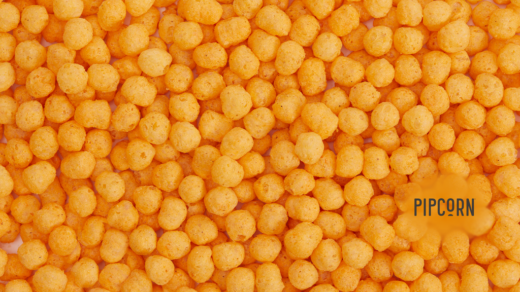 Pipcorn Cheese Balls Zoom Background Image