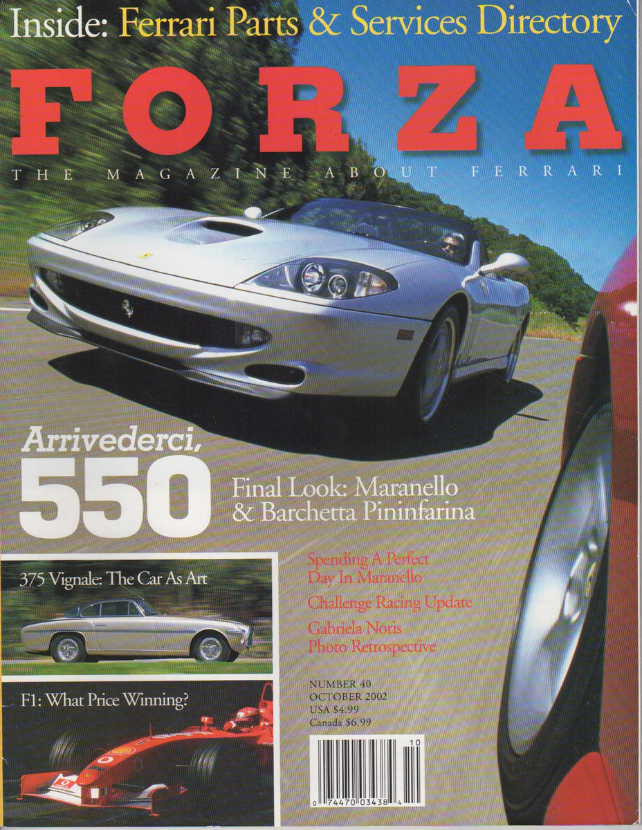 Forza The Magazine About Ferrari 040 Albaco Collectibles