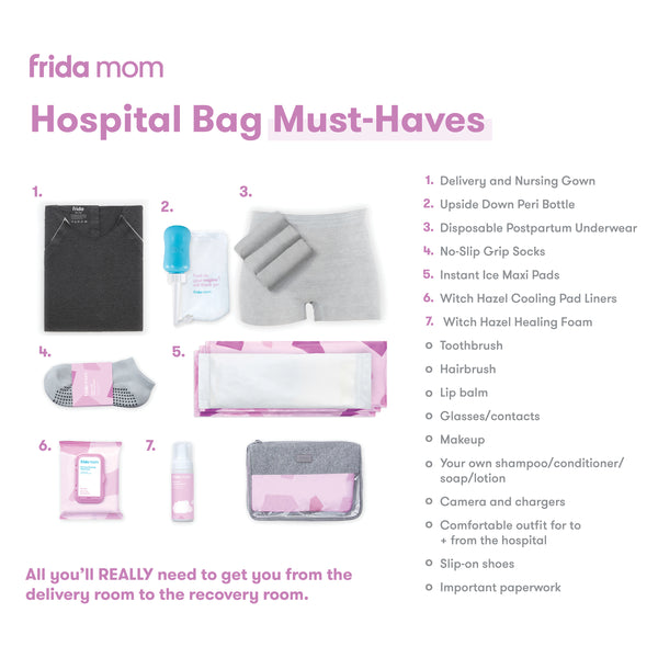 Frida Mom Hospital Bag Essentials Complete Kit