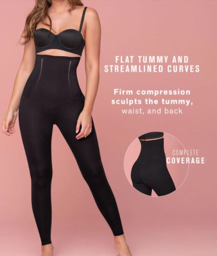 Vejhus Reproducere At hoppe 012901 Extra High Waisted Firm Compression Legging |700| - Lucy's Boudoir