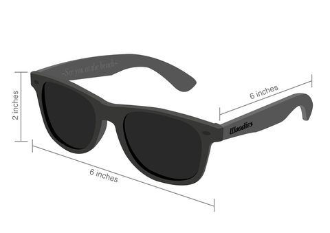 woodies sunglasses measurements