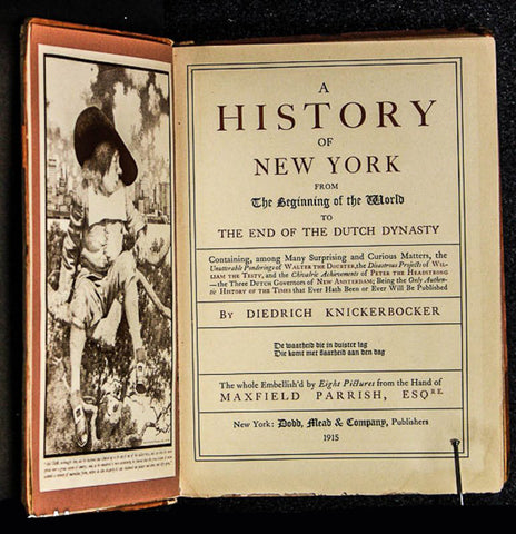 Diedrich Knockerbocker’s a History of New York from the Beginning of the Hew World to the End of the Dutch Dynasty
