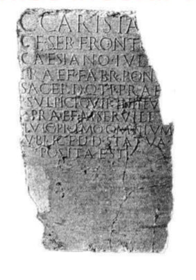 Quirinius Inscription