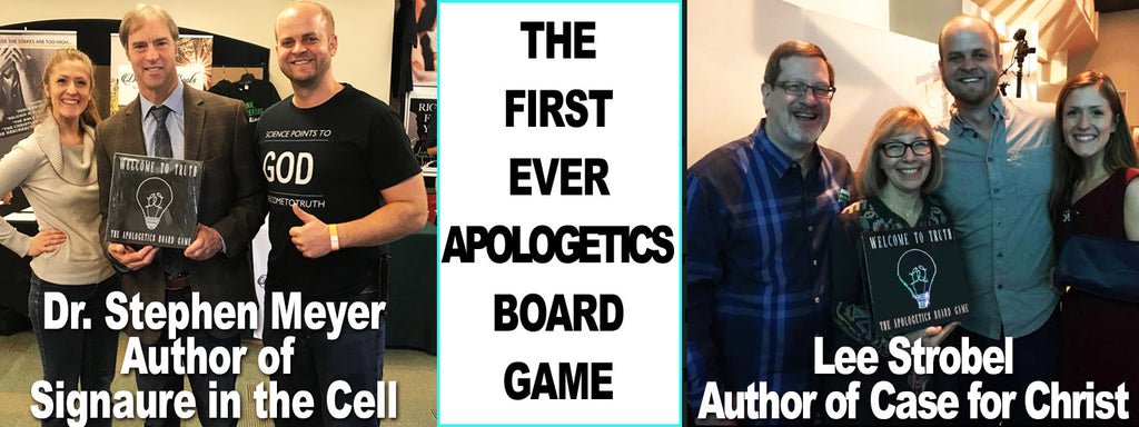 Stephen Meyer and Lee Strobel - Welcome to Truth Board Game