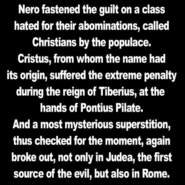 Tacitus - Kanye Says Jesus is King - But Who is Jesus?