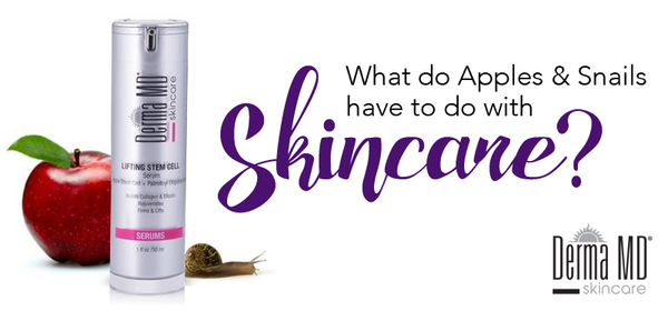 What do apples and snails have to do with skincare?? | Derma MD Canada Blog