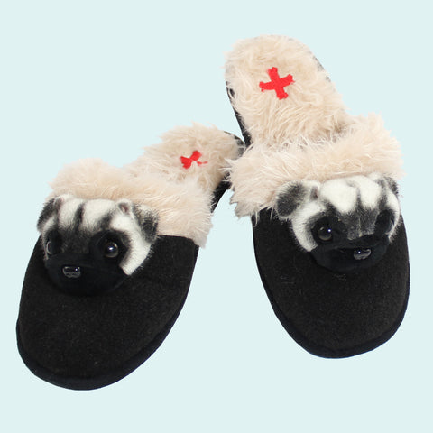 women for Pug Nation Large Extra slippers  slippers Fuzzy  large   extra