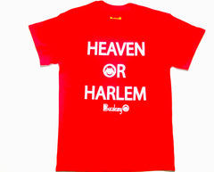 "Heaven Or Harlem" Bucaleany Tshirt in Red