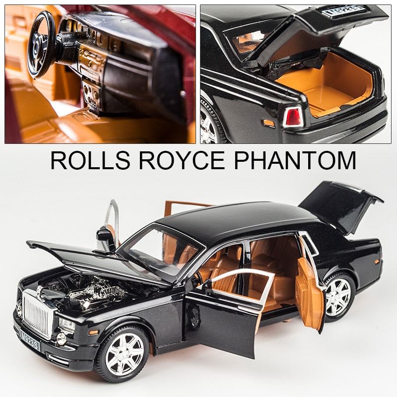 rolls royce phantom alloy diecast car model