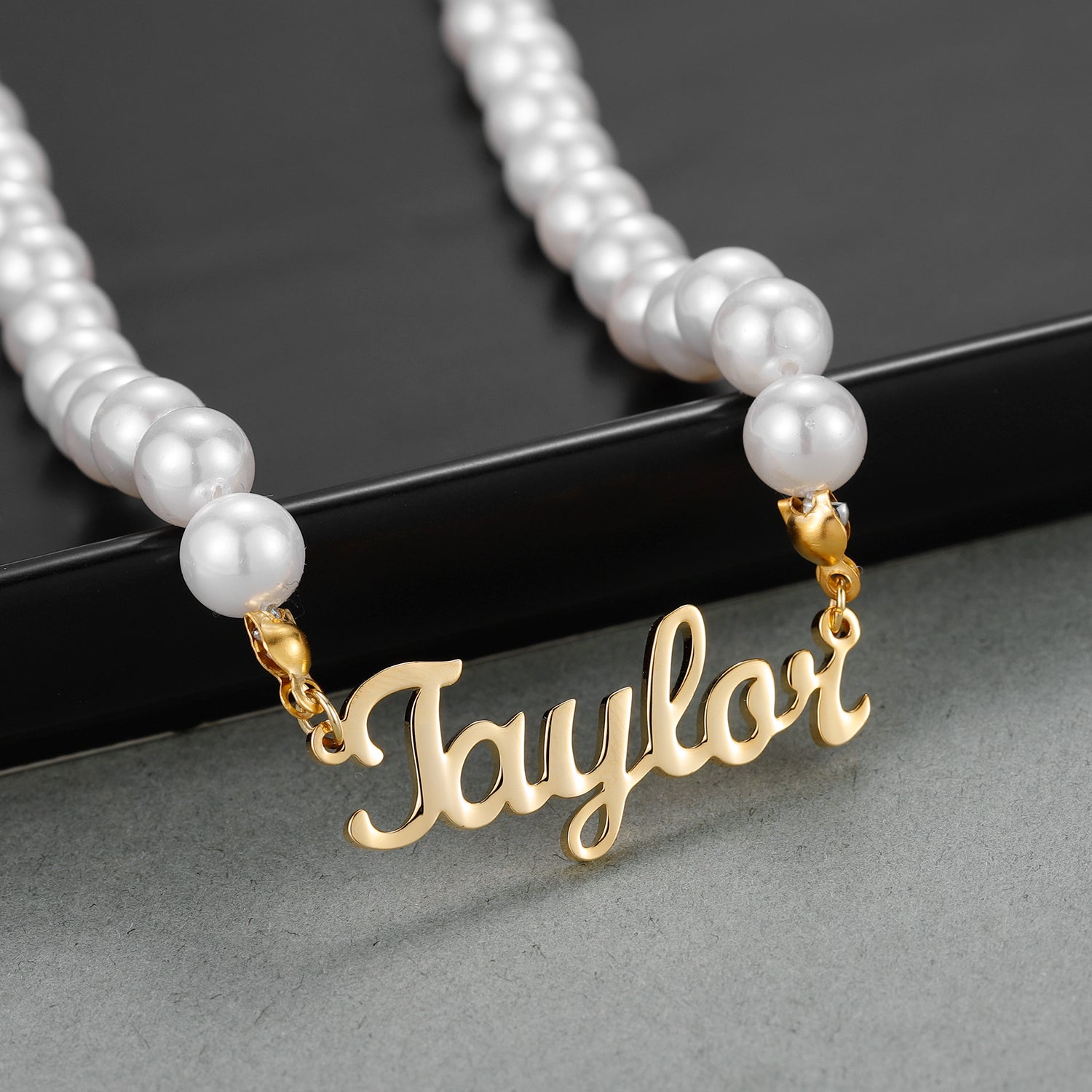 pearl necklace personalized