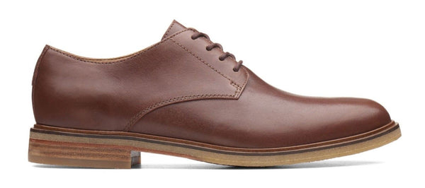 clarks clarkdale moon dark tan leather