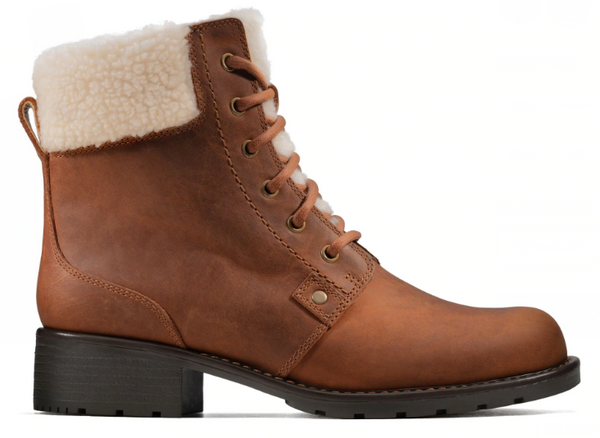 clarks tan ankle boots