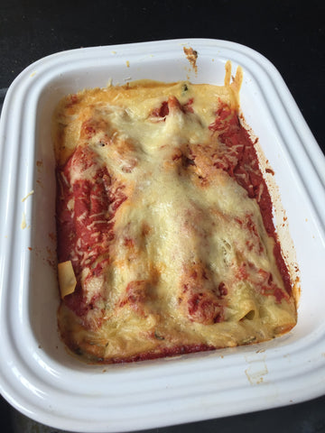 Rocket Spinach Ricotta Cannelloni