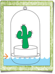 Boo-Boo Pet Plant how to apply water chart