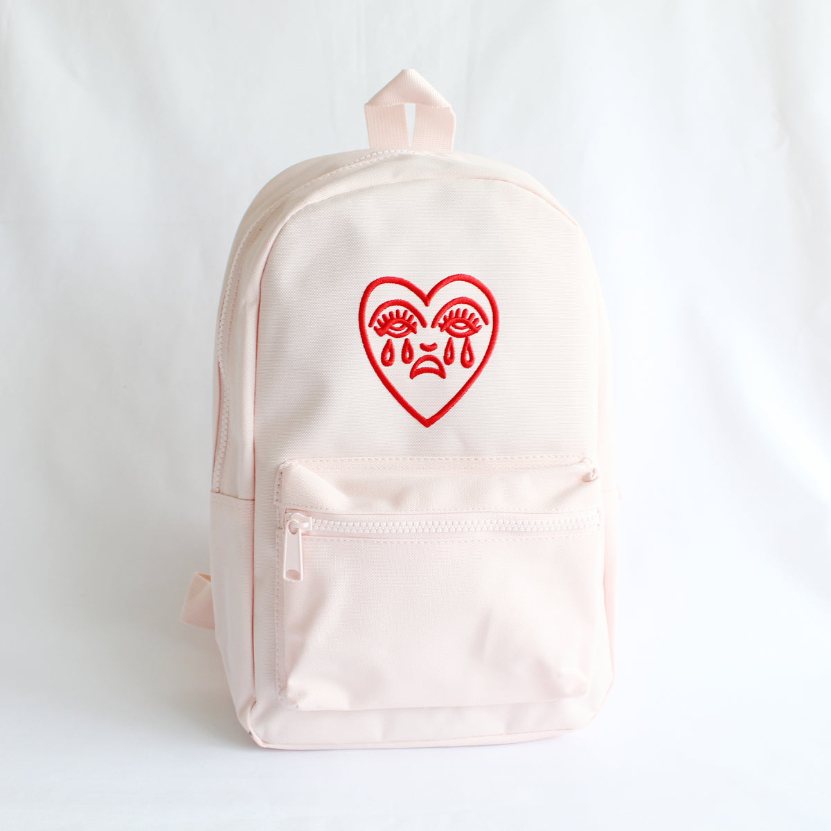 baby pink mini backpack