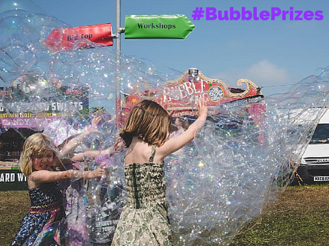 bubble inc wonderweb bubble net bubblenet children playing with billions of bubble summer UK festival