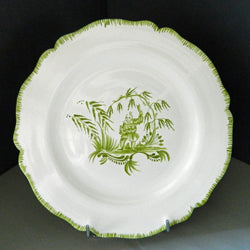 Chinoiserie 1 'The Merrymaker' Monochrome Green