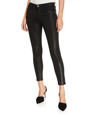 Frame Le High Skinny Coated Jeans