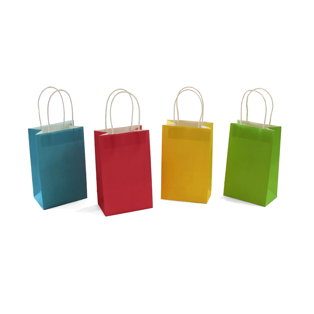 Neon Green Small Paper Bags Neon Green Gift Bags