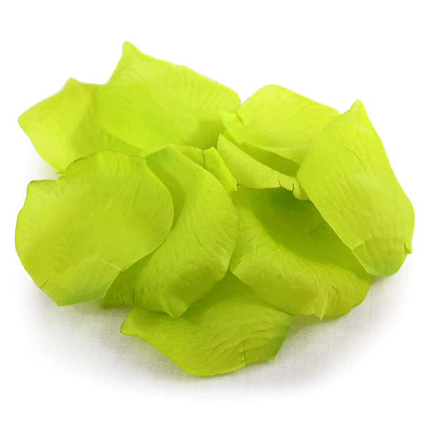 green rose petals