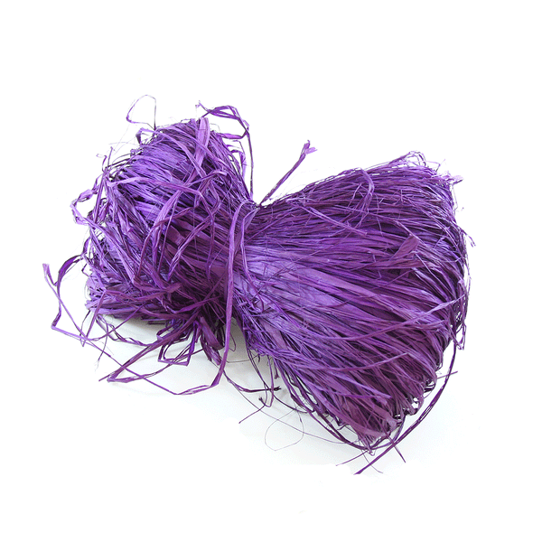 purple raffia