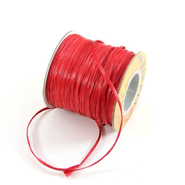 red raffia