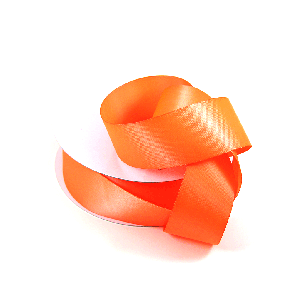 our collection of fluorescent satin ribbons is available in