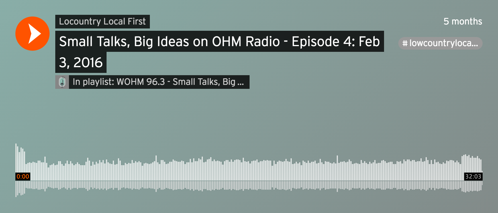 Small Talks, Big Ideas on OHM Radio