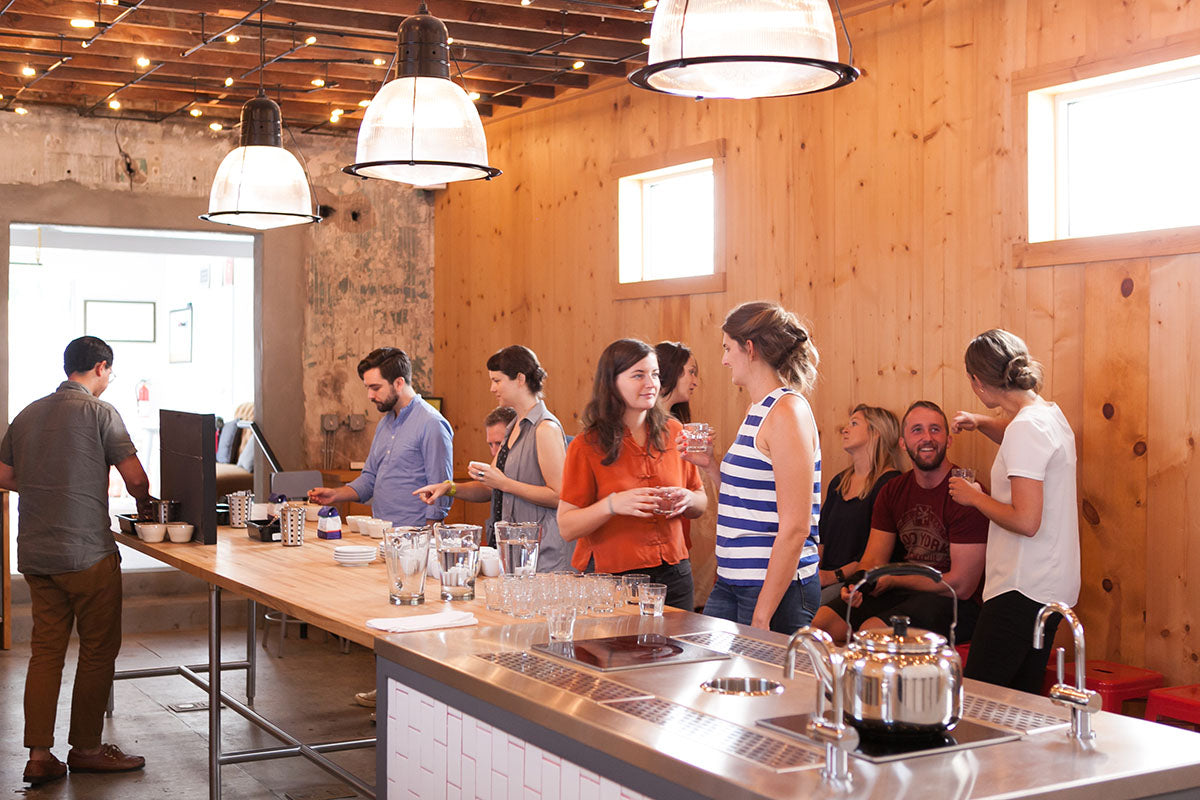 Coffee Tasting at Counter Culture in Charleston Photo by Leslie McKellar