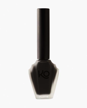 Knock Out Cosmetics Flatte Black Nail Polish