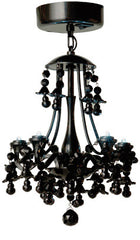 Black Locker Chandelier