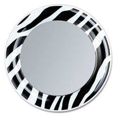 Black & White Zebra Stripes Locker Mirror