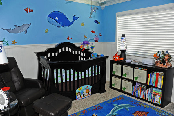 Ocean Wall Stickers in a Nursery