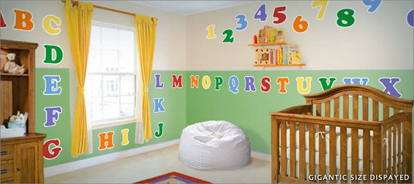 Alphabet and Numbers Wall Decals | iStickup Wall Stickers - iStickUp