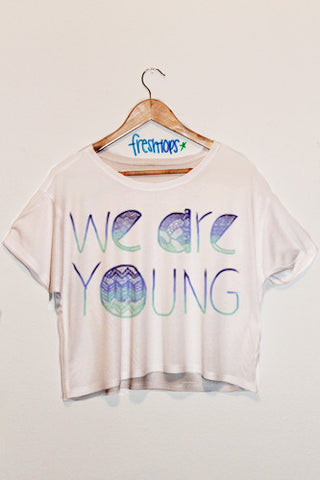 We Are Young Blue Aztec