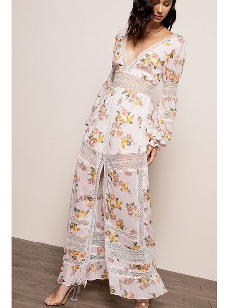 laurette airy maxi dress