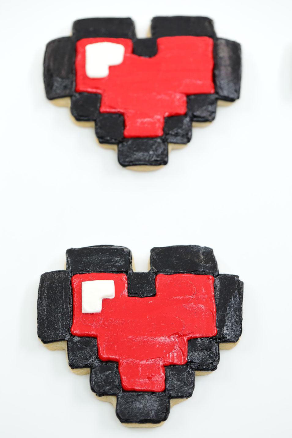 8-bit Heart Cookies